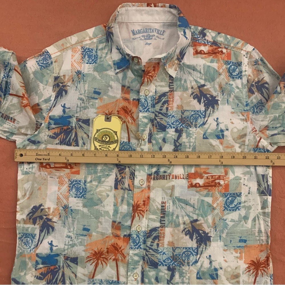 MARGARITAVILLE SS Lt Weight Cotton Tropical Shirt - Picture 6 of 8